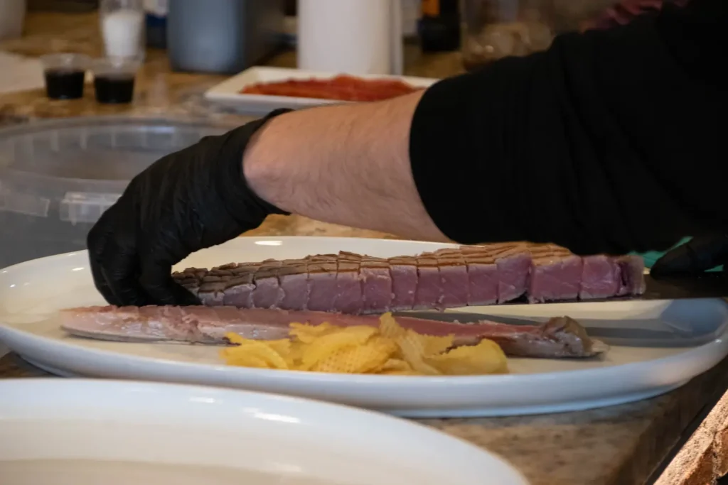 pescado a la brasa en Madrid