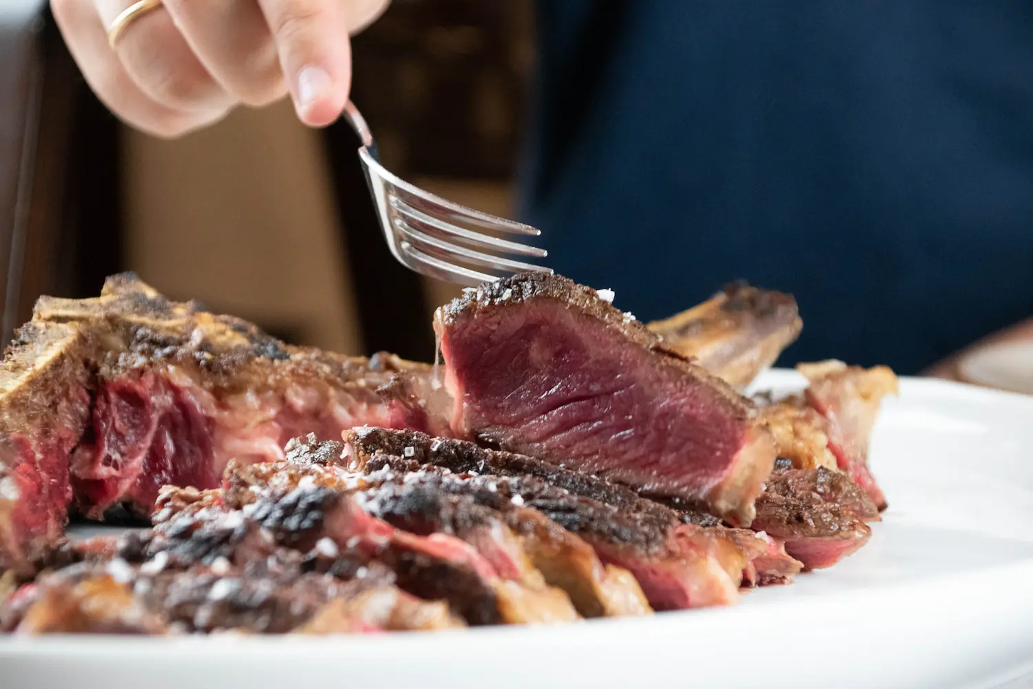 Restaurante de carne en Madrid, carne a la piedra