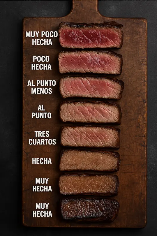 punto de la carne